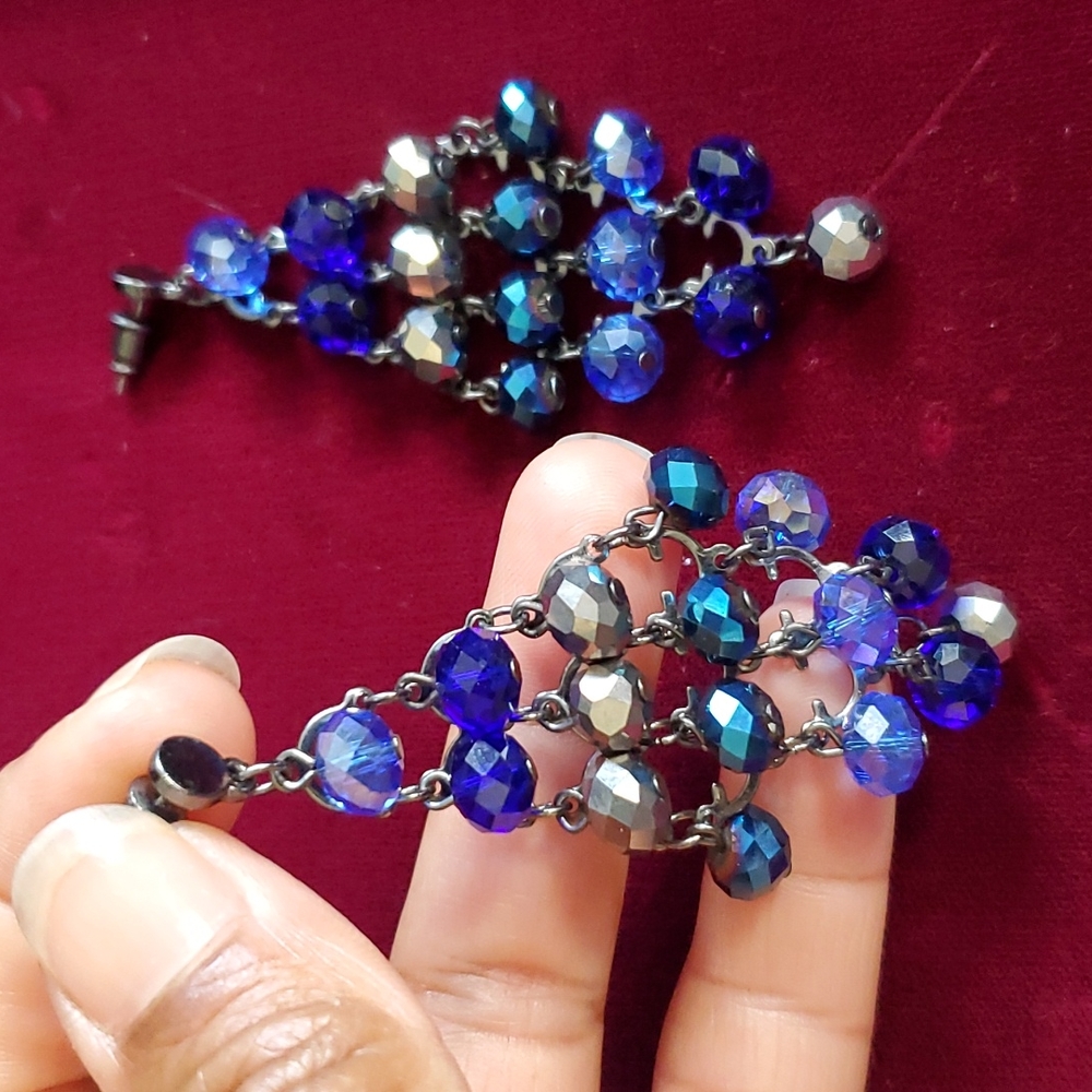 fashion glass jewelry earrings.